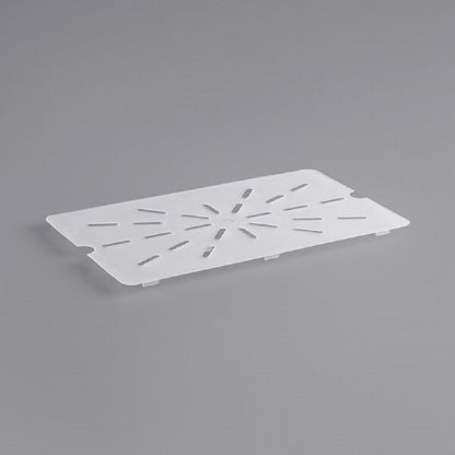 Food Storage Box Drain Shelf White Color- Food Storage Container Drain Shelf for Food Fruit Vegetables Sink Kitchen Restaurant Hotel Kitchen and Cafeteria