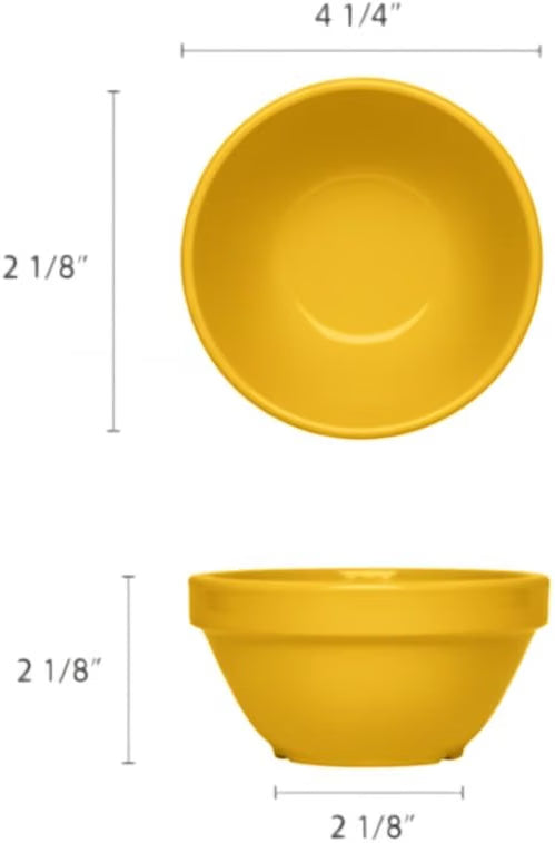 Bouillon Cup Color Melamine Set of 12- Dishwasher Safe Break-Resistant Reusable Bowls Serving Soup Bowl Broth Cups Soup Bowls Ice Cream Dipping Sauce