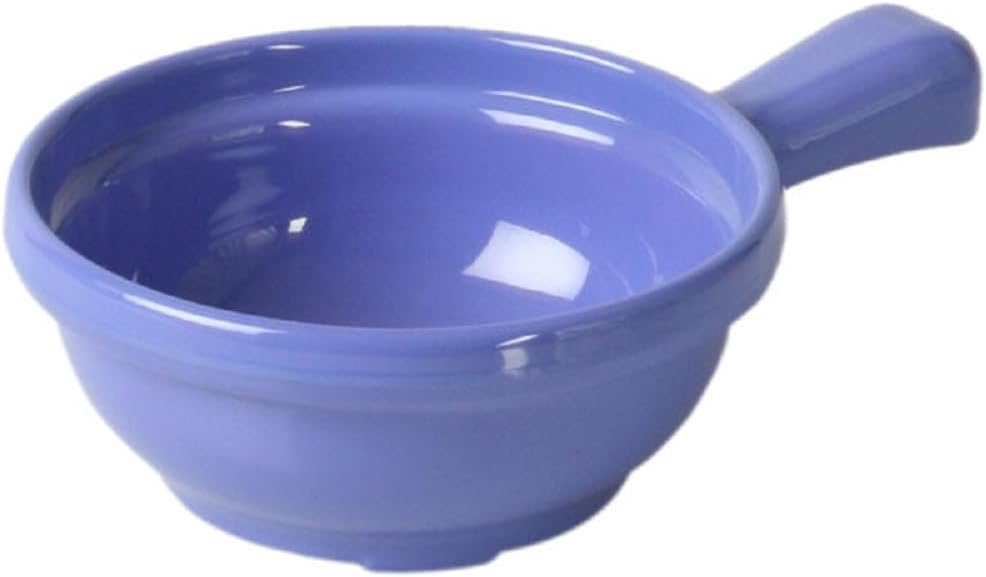 10 oz Soup Bowls with Handle Melamine Set of 12- Dishwasher Safe Break-Resistant Reusable Bowls Serving Soup Bowl Broth Cups Soup Bowls Ice Cream Dipping Sauce
