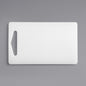 Utility Cutting Board White Plastic with Handle- Non-Skid Plastic Chopping Board Cutting Board for Kitchen Meat Vegetables Fruits Home Restaurants Dishwasher Safe