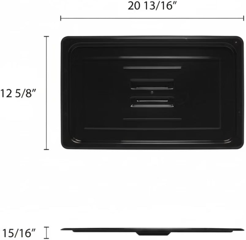 Solid Polycarbonate Food Pan Lid - Food Storage Container Cover Restaurant Commercial Hotel Pans Cover for Food Prep Fruits Vegetables Beans Corns