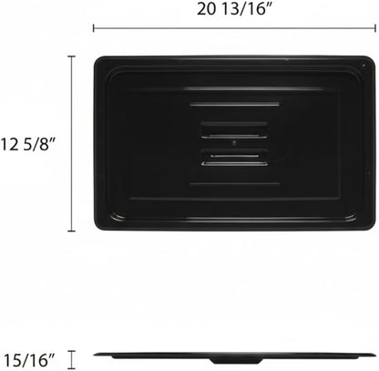 Solid Polycarbonate Food Pan Lid - Food Storage Container Cover Restaurant Commercial Hotel Pans Cover for Food Prep Fruits Vegetables Beans Corns