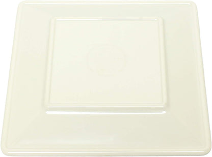 Square Plate Passion Melamine - Dinner Plates Reusable Dishes Plates Perfect for Dishes Dishwasher Safe Break-Resistant