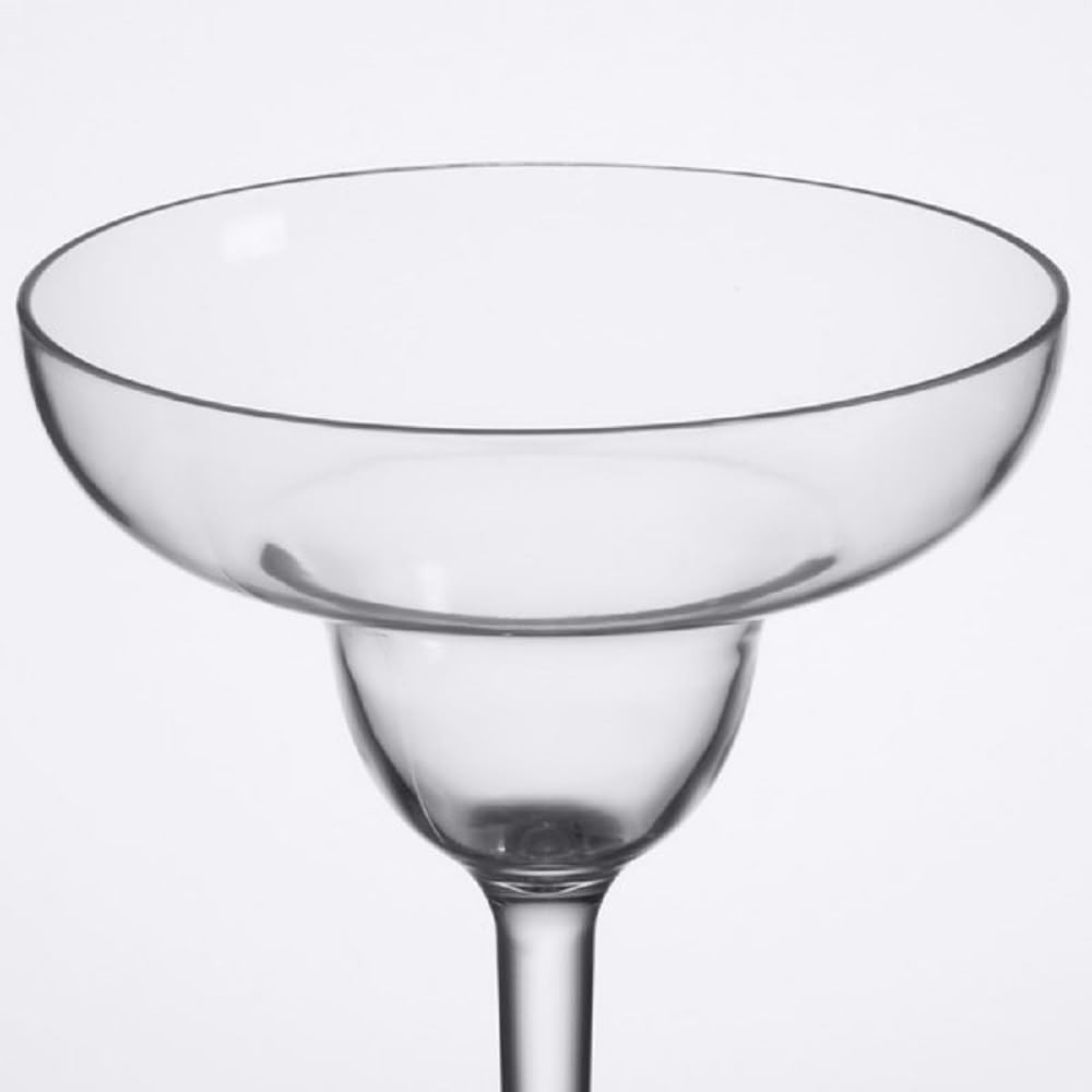 Margarita Glass Polycarbonate Clear Color- Stemware Beverage Plastic Drinking Glass Margarita Cup Martini Frozen Daiquiri Frozen Cocktail Glass