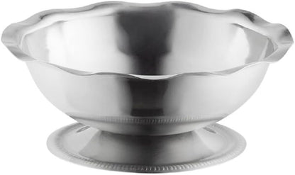 Stainless Steel Footed Sherbet Dish Mirror Finished Set of 2- Ice Cream Cups Dessert Bowls Perfect for Dessert Sundae Ice Cream Fruit