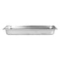 Deep Stainless Steel Anti-Jamming Steam Pan 22 Gauge- Chafing Steam Table Pans Catering Food Storage Metal Pan Hotel Pan for Restaurant Events Catering Use