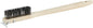 Pizza Oven Brush with Scraper Black Metal Wire Brush with Wooden Handle-Pizza Oven Cleaning Brush for Pizza Stone Grill Brush Outdoor BBQ Cleaning Oven Accessories
