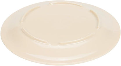 Round Plate Melamine Set of 12- Reusable Plates Kitchen Plates Dinnerware Serving Platter Dishes Dishwasher Safe Break-Resistant for Home Kitchen