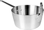 Aluminum Fryer Saucepan with Front Stem Catcher- Deep Frying Pot Deep Fryer for Fast Cooking and Easy Cleaning for Soup Pot French Fries Stews Mirror-Finished