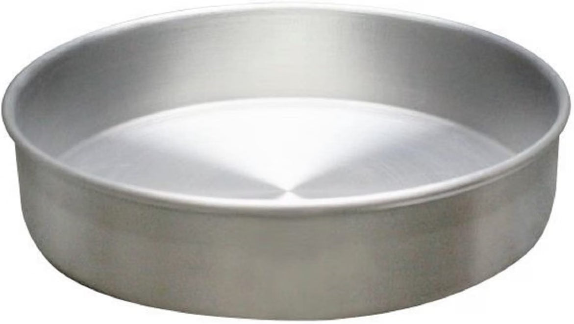 Aluminum Round Layer Cake Baking Pan Set of 3 - Bakeware for Cake Pizza Layer Cake Pans Easy Releasing Cake Baking Pans Circle Cake Pans Cake Tin Cheesecake Mold