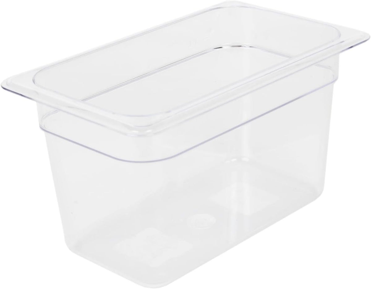 Deep Polycarbonate Food Pan - Commercial Restaurant Food Storage Containers Hotel Pans for Catering Buffets Restaurants Fruits Vegetables Corns