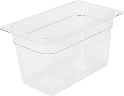 Deep Polycarbonate Food Pan - Commercial Restaurant Food Storage Containers Hotel Pans for Catering Buffets Restaurants Fruits Vegetables Corns