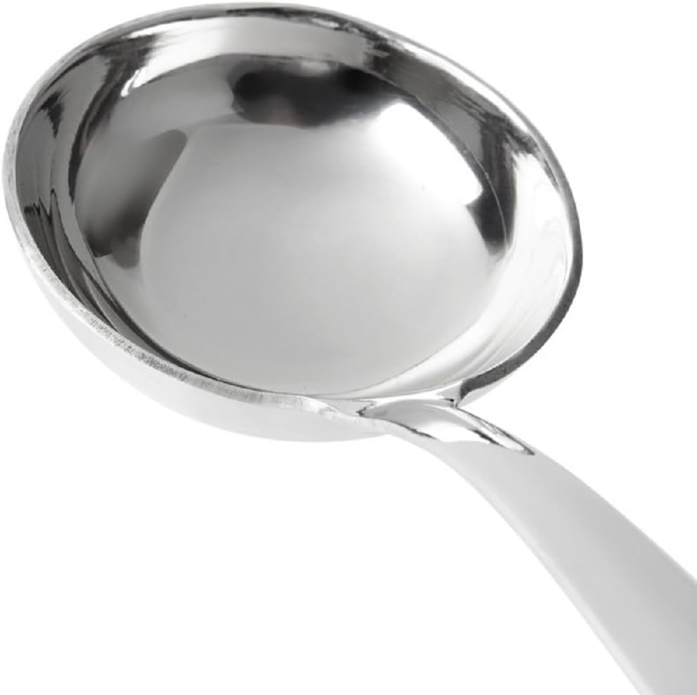 1 oz. Stainless Steel Gravy Ladle- Serving Ladle Sauce Ladle Soup Ladle Kitchen Ladle Best Kitchen Accessories for Cooking Serving Spoon for Soup Chili Gravy Salad Dressing Pancake