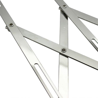 Stainless Steel Adjustable Dough Divider - Pastry Cutter Bakeware Stainless Pizza Slicer Round Dough Cutter Roller Cookie Pastry Knife Divider