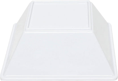 Square Bowl Passion Melamine - Dishwasher Safe Break-Resistant Serving Bowl Soup Bowl for Salads Rice Pasta Dessert Side Dishes Home Restaurants