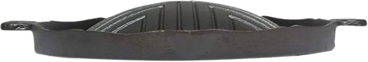 Round Cast Iron Stovetop Barbecue Plate Grill/Griddle - with Easy Grip Handles Griddle Pan for Stove Top Gas Range Grilling Pan Gets Better with Each Use