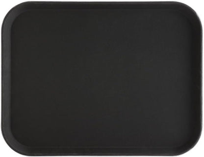 14" x 18"  Rectangular 2 Service Tray Fiberglass Non Slip Surface Service Trays Restaurant Tray Plastic Food Meals Server Tray for Home Kitchen Restaurant Cafeteria Bar Hotel