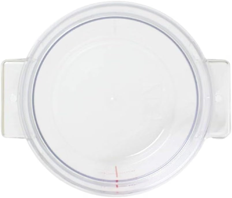 Round Food Storage Container Translucent Polypropylene- Commercial Food Storage Containers Meal Prep Containers Reusable Food Containers for Pantry Kitchen Storage Organization