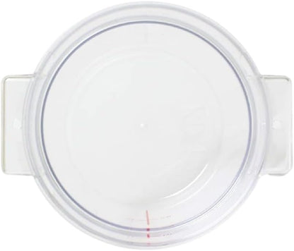 Round Food Storage Container Polypropylene - Commercial Food Storage Containers Meal Prep Containers Reusable Food Containers for Pantry Kitchen Storage Organization