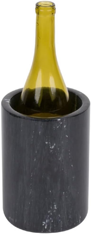 4-1/2" x 6" Marble Wine Cooler - Wine Chiller Bucket Keep Wine Beverages Cold Wine Champagne Beer Cocktail Cooler Tabletop Wine Chiller for Parties Dinner Kitchen Bar