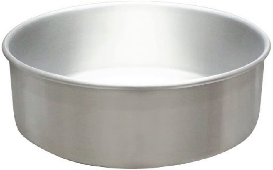 Aluminum Round Layer Cake Baking Pan Set of 3 - Bakeware for Cake Pizza Layer Cake Pans Easy Releasing Cake Baking Pans Circle Cake Pans Cake Tin Cheesecake Mold