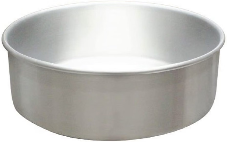 Aluminum Round Layer Cake Baking Pan Set of 3 - Bakeware for Cake Pizza Layer Cake Pans Easy Releasing Cake Baking Pans Circle Cake Pans Cake Tin Cheesecake Mold