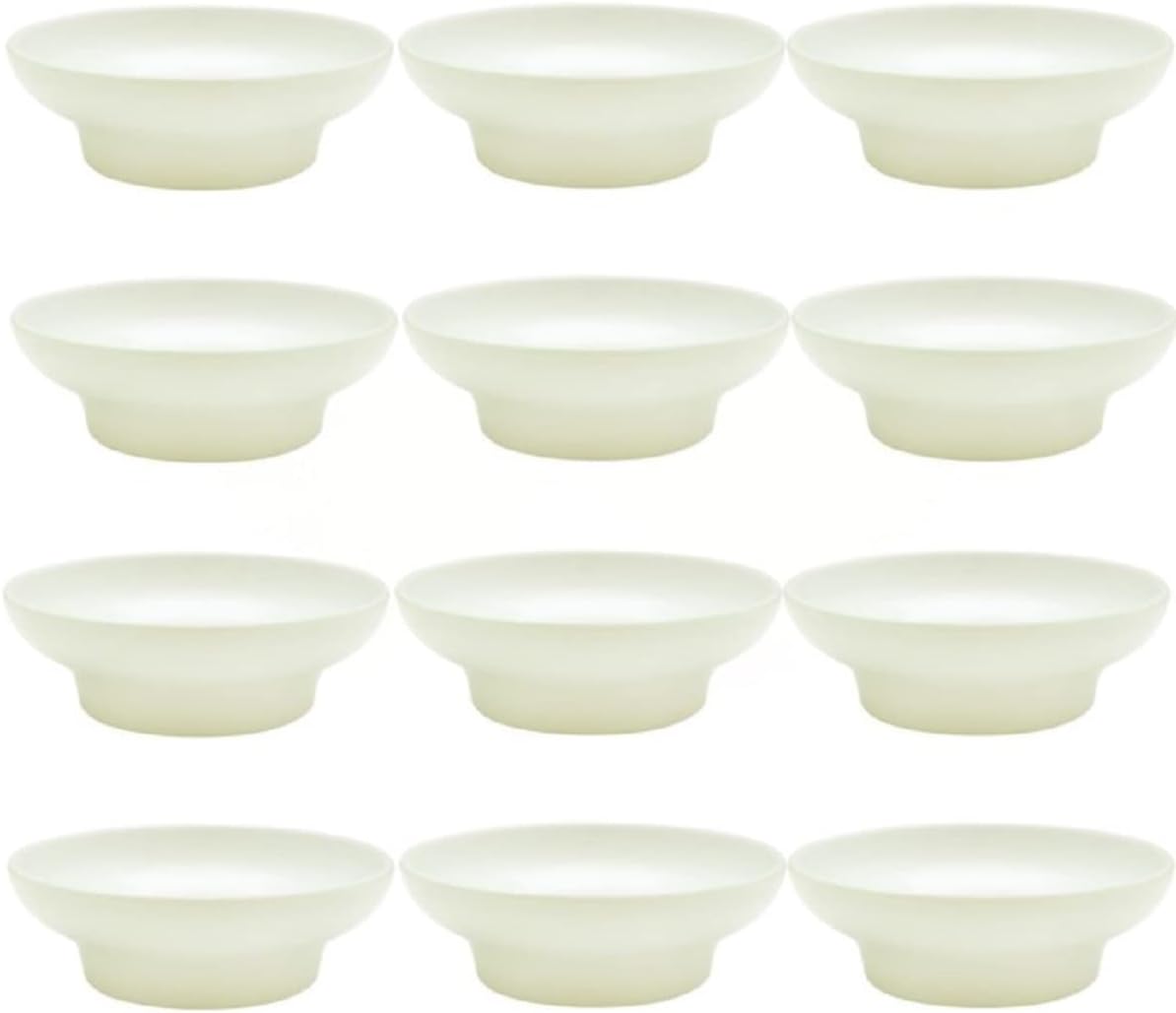 Set of 12 Salsa Dish Melamine - Perfect for Salsa Guacamole Cheese Condiments Dipping Sauces Mexican Fiesta Serving Side Dish For Chip Dip Guac Pinch Condiments