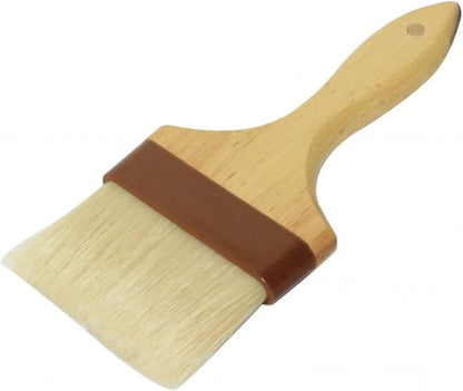 Pastry Brush Bristles with Wooden Handle - Basting Pastry Brush Culinary Oil Brush for Barbecue Butter Grill BBQ Sauce Baster Marinade Kitchen Food Cooking Brush