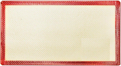 Silicone Rectangular Baking Mat fits Sheet Pan - Nonstick Baking Mat Counter Mat Dough Rolling Mat Oven Liner Reusable Oven Mat Kitchen Accessories for Oven