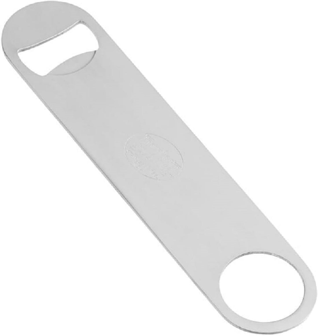7" x 2" Heavy Duty Flat Bottle Opener Stainless Steel Set of 2 - Beer Openers Beverage Bottle Opener Beer Bottle Opener Pop Can Soda Can Opener for Kitchen Bar or Restaurant
