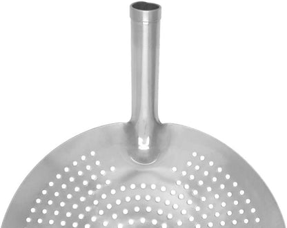 Oil Skimmer Stainless Steel Hole Size: 6mm - for Cooking and Frying Kitchen Utensils Wire Strainer Pasta Strainer Spoon Food Preparation Kitchen Strainer