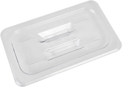 Solid Polycarbonate Food Pan Lid - Food Storage Container Cover Restaurant Commercial Hotel Pans Cover for Food Prep Fruits Vegetables Beans Corns