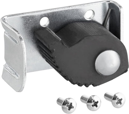2-5/8" x 2" x 1-1/8" Single Mop Holder Nickel Plated - Replacement Holder Assembly for Mop Broom Racks Utility Cabinets Garage Storage System Garden Kitchen Tool Organizer