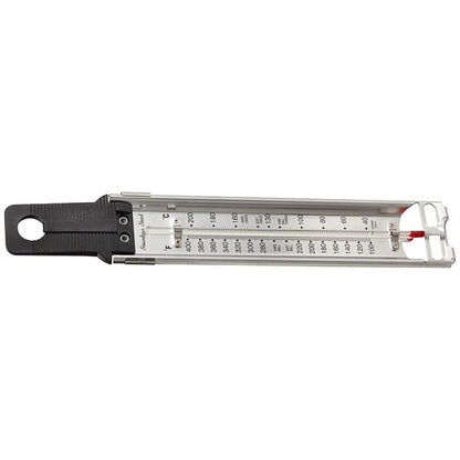 12" Deep Fry Paddle Thermometer with Pot Clip 100°F to 400°F - Best for Deep Frying Cooking Thermometer for Candy Maple Syrup Cheese Sugar Jelly Making