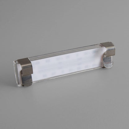 4 1/2" Stainless Steel Horizontal Tube Refrigerator Freezer Thermometer - 40°F to 80°F - Safe Temperature Indications Fridge and Freezer Temperature Zones for Freezer Refrigerator Cooler