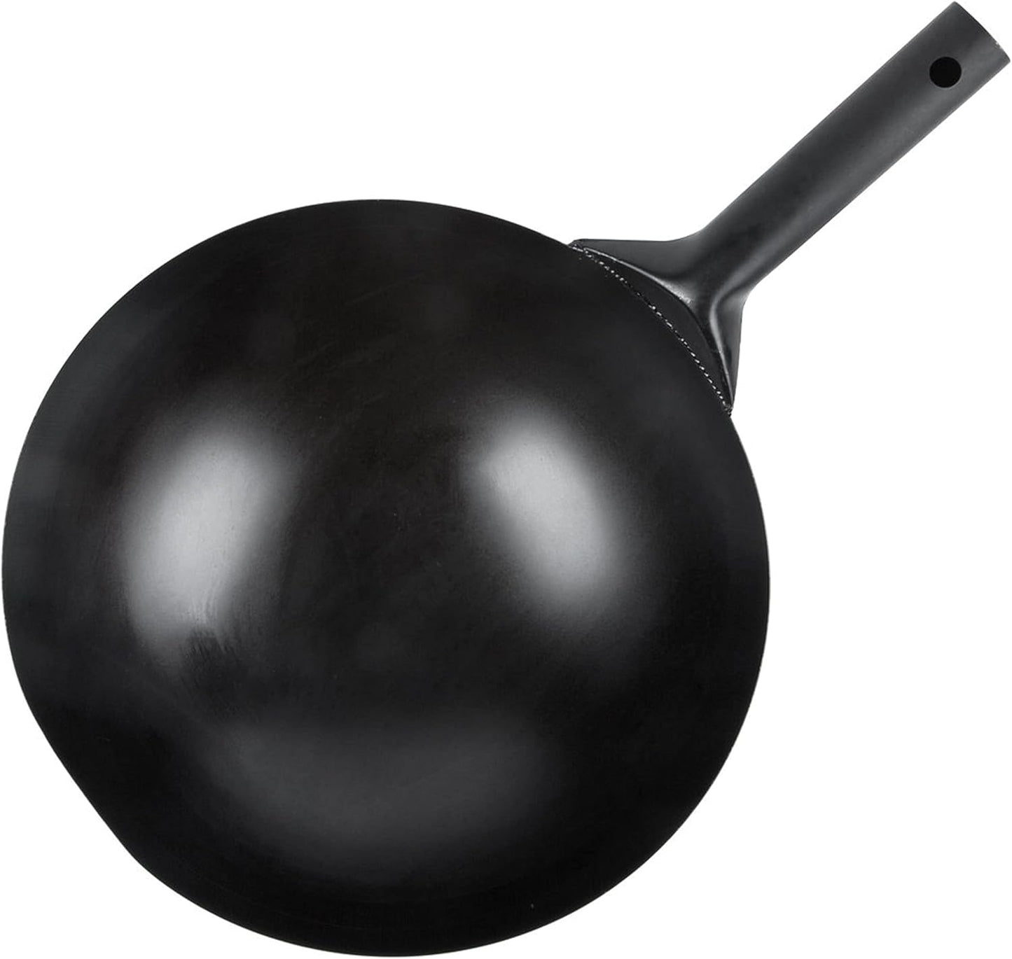 Iron Taiwan Wok - Large Wok Stir Fry Pan for Chinese Japanese and Cantonese Cuisine Stir Fry Pans Traditional Woks Grilling Frying Steaming Made in Taiwan