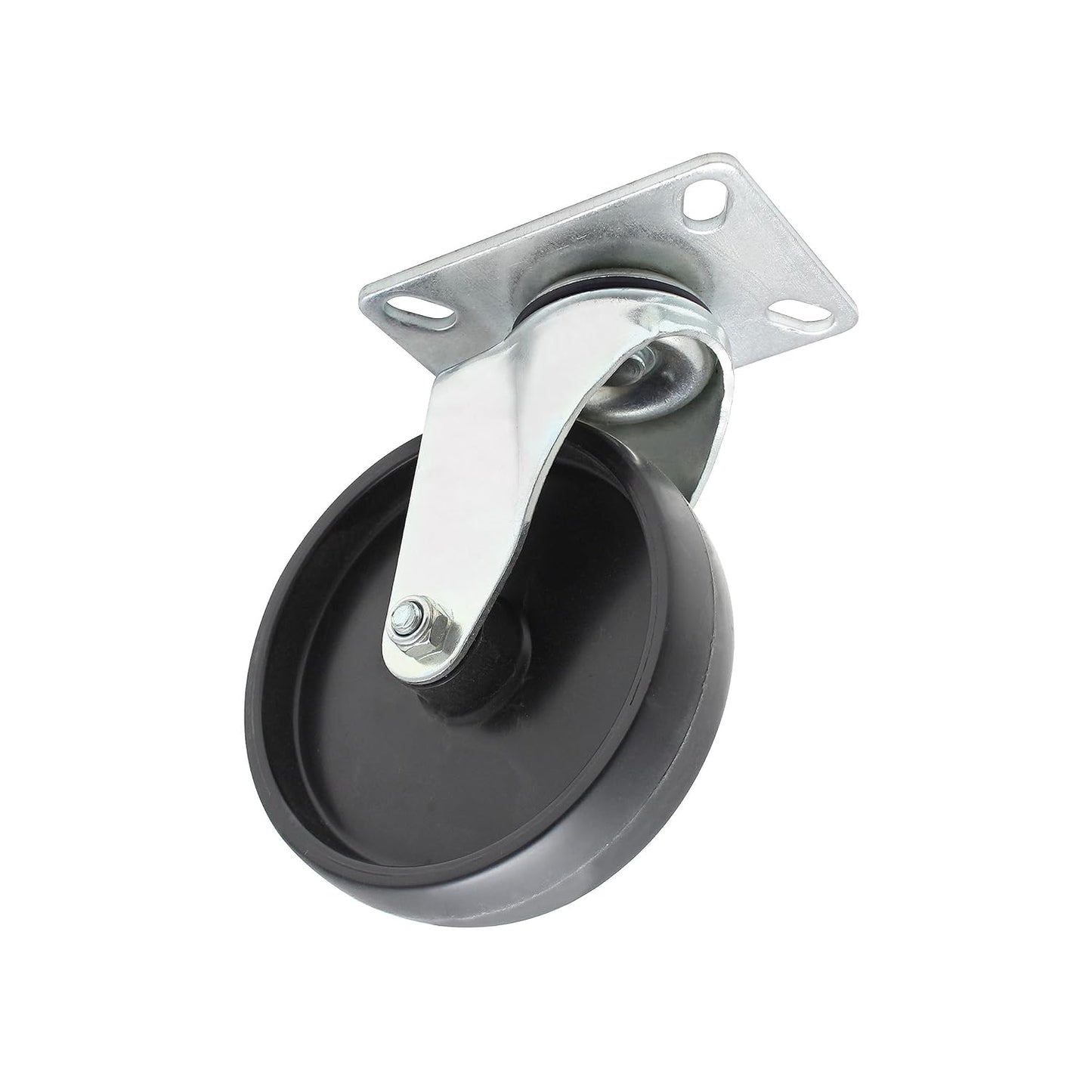 5” Rubber Swivel Caster Replacement for Sheet Pan Truck - Swivel Caster Wheel Sheet Pan Truck Rubber Base Heavy Duty Home Commercial Kitchen Bakery