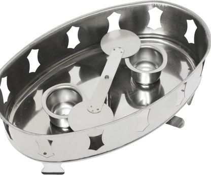 Stainless Steel Oval Fish Chafer Platter Set with Level Control Handle - Chafing Dish Pan Food Warmer Chafers Buffet Warmer for Catering Event Party Home Buffet Restaurants Catering