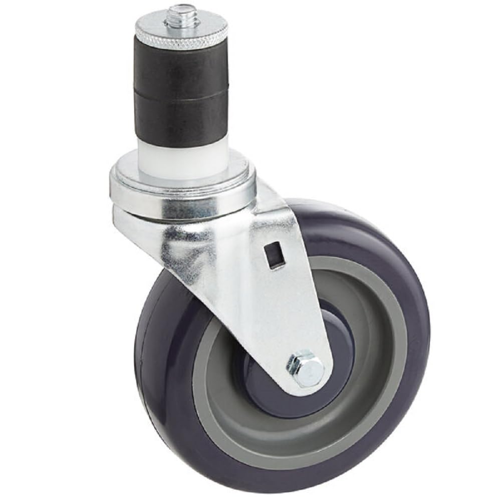 5” Work Table Caster Polypropylene Wheel- Caster for Food Prep and Work Table
