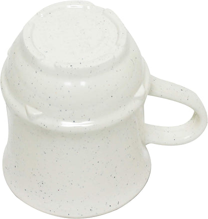 9 oz Arcadia Two-Tone Mug Round Base Melamine Set of 12- Dishwasher Safe Break-Resistant Coffee Cup Set Reusable Plastic Cup for Latte Cappuccino Cocoa Hot Tea Home Cafe Restaurants