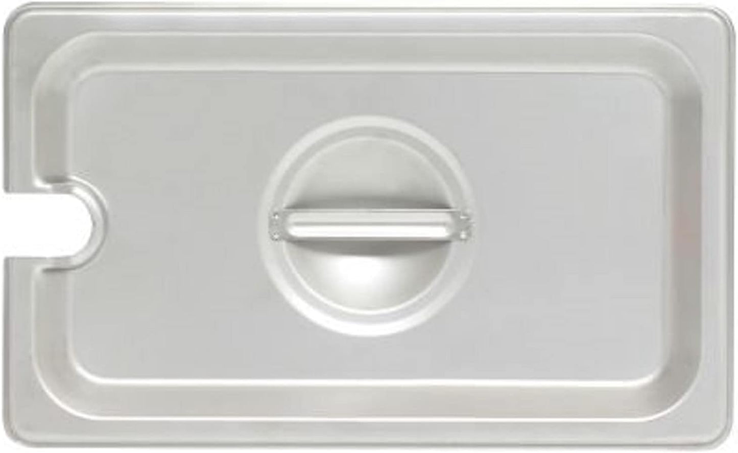 Stainless Steel Anti-Jamming Steam Pan Cover 24 Gauge- Chafing Anti-Jam Steam Table Pan Lid Catering Metal Food Pan Cover for Restaurant Family Events Personal Catering
