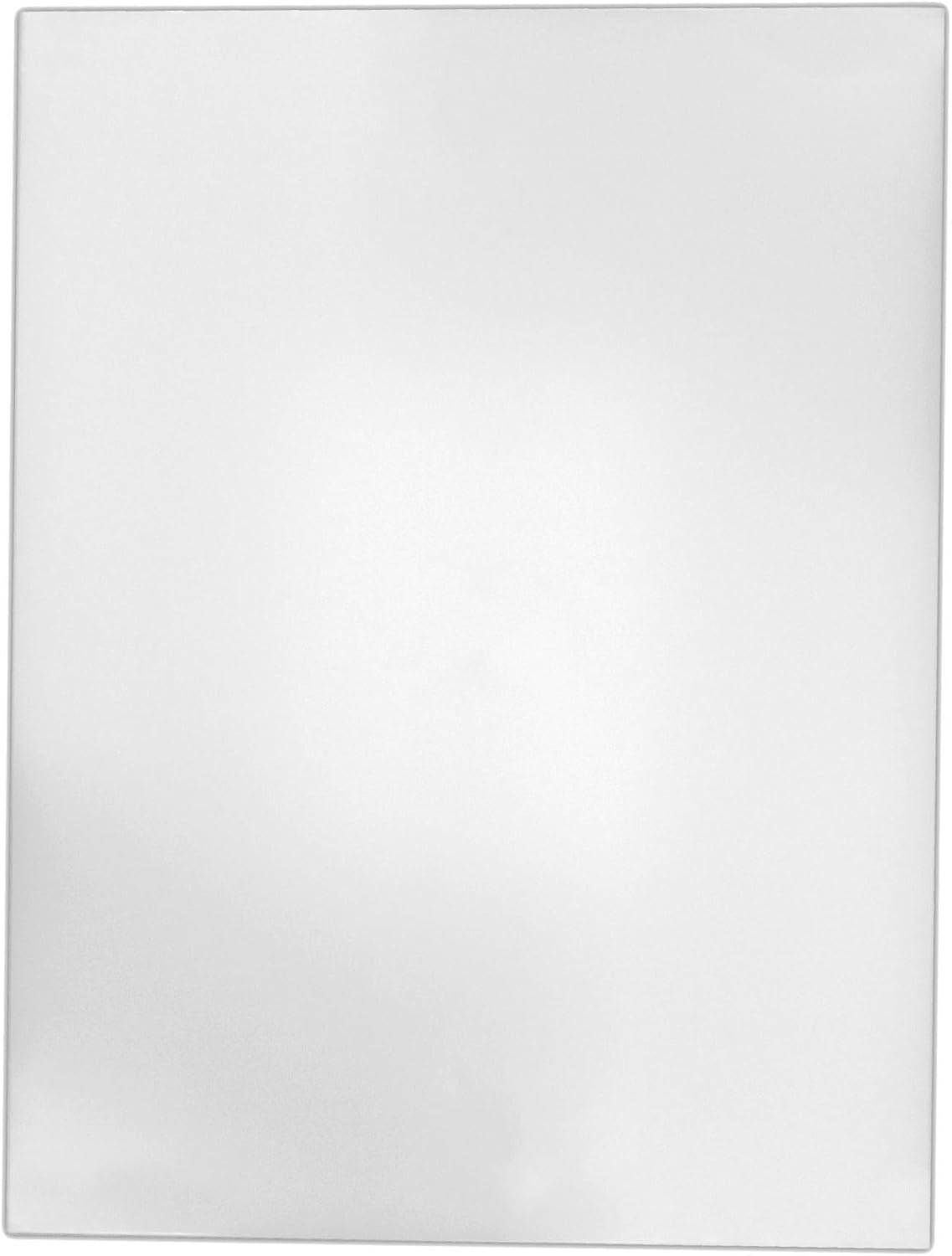 Utility Cutting Board White Color Plastic- Thick Non-Skid Plastic Chopping Board Cutting Board for Kitchen Meat Vegetables Fruits Home Restaurants Dishwasher Safe