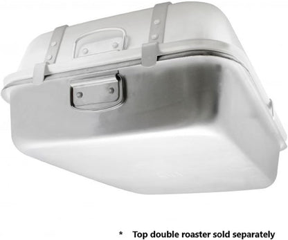 Rectangular Roaster Pan Aluminum - Roasting Pan Turkey Roaster Pan Broiler Pan Great for Chicken Lamb and Vegetable