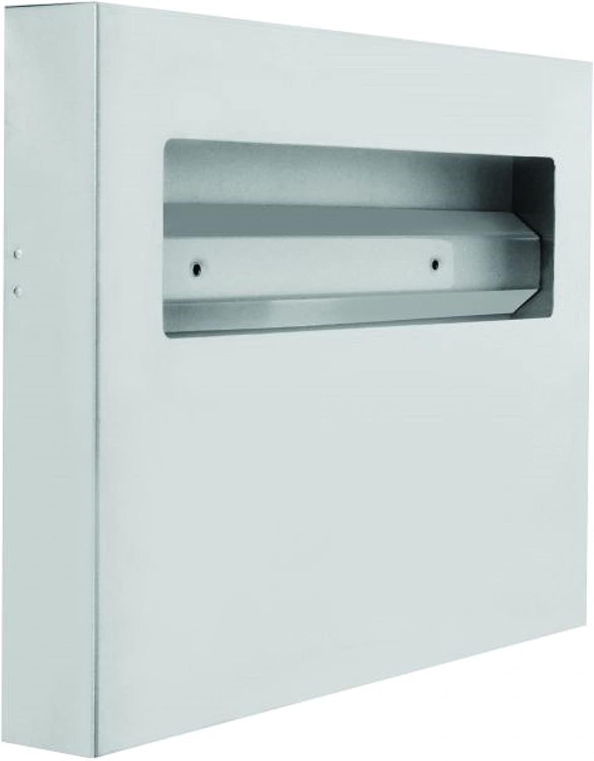 15-5/8" x 11-1/2" x 2" Stainless Steel Toilet Seat Cover Dispenser Fits 500 Sheets - Wall Mounted Toilet Seat Cover Holder for Commercial Office Restaurants Hospitals Schools