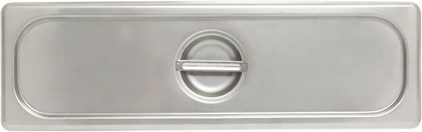 Stainless Steel Anti-Jamming Steam Pan Cover 24 Gauge- Chafing Anti-Jam Steam Table Pan Lid Catering Metal Food Pan Cover for Restaurant Family Events Personal Catering