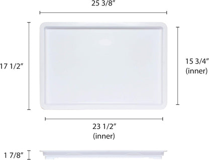 Pizza Dough Proofing Box Pizza Proofing Dough Pan Dough Proofing Box Tray Dough Box Dough Tray Pizza Dough Proofing Containers for Home Kitchen Restaurants