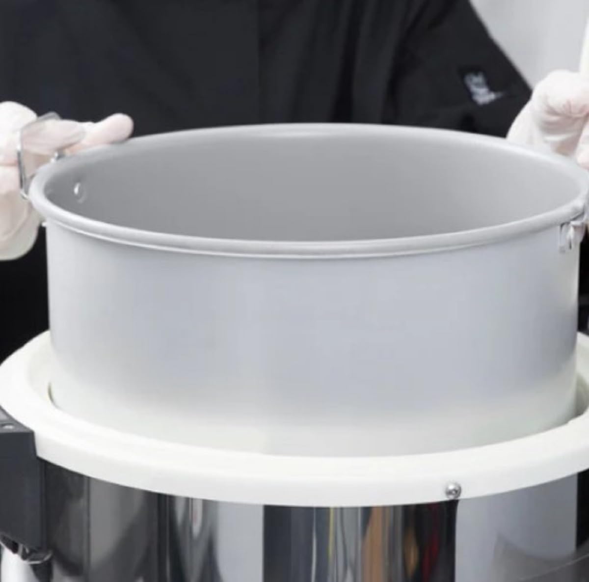 Aluminum Teflon Coated Rice Warmer Inner Pot- Keep Warm Makes Soups Stews Grains Hot Cereals Removable Nonstick Pot for Commercial Rice Cooker and Warmer