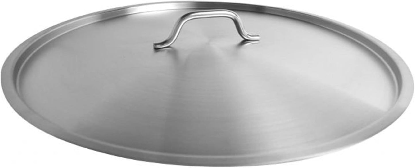 Stainless Steel Stock Pot Lid- Heavy Duty Stock Pot Cover Stew Pot Simmering Pot Soup Pot Lid for Soup Pasta Vegetable Oven Safe & NSF Certified