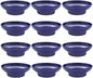 Set of 12 Salsa Dish Melamine - Perfect for Salsa Guacamole Cheese Condiments Dipping Sauces Mexican Fiesta Serving Side Dish For Chip Dip Guac Pinch Condiments