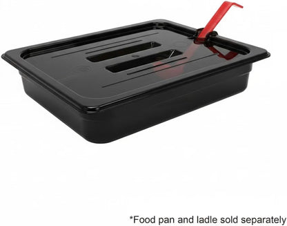 Solid Polycarbonate Food Pan Lid - Food Storage Container Cover Restaurant Commercial Hotel Pans Cover for Food Prep Fruits Vegetables Beans Corns